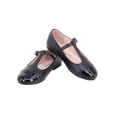 Cap toe T-strap Mary Jane