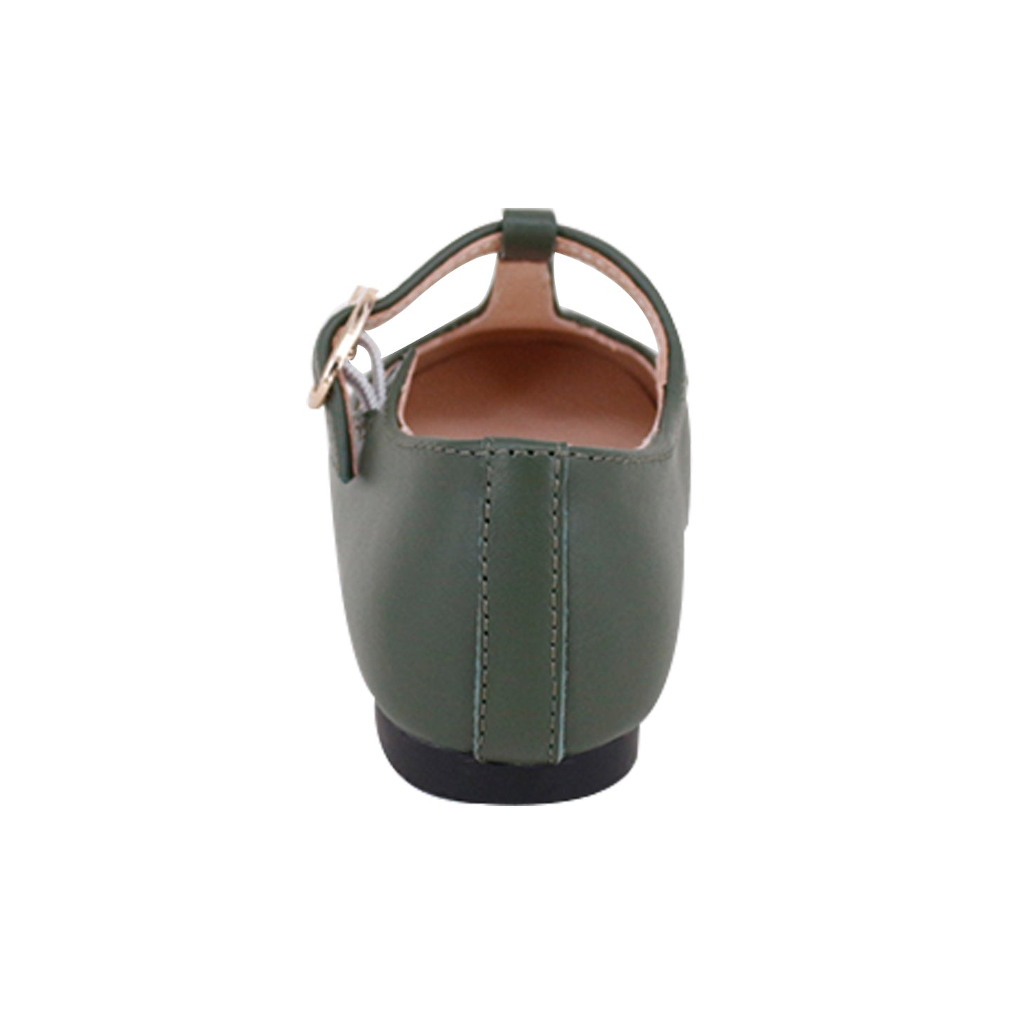 T Strap Leather - Green