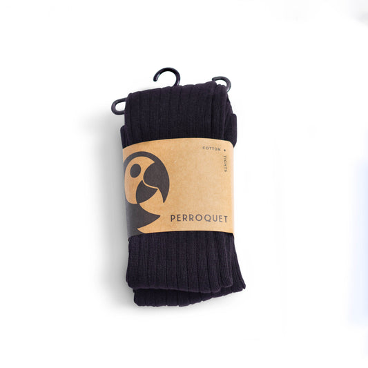 Tights Ribbed - Black