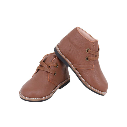 Rugged Baby Lace Shoe Leather