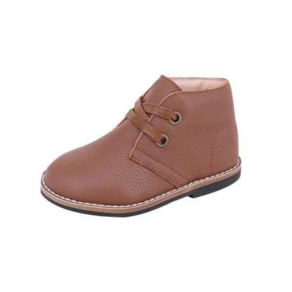 Rugged Baby Lace Shoe Leather
