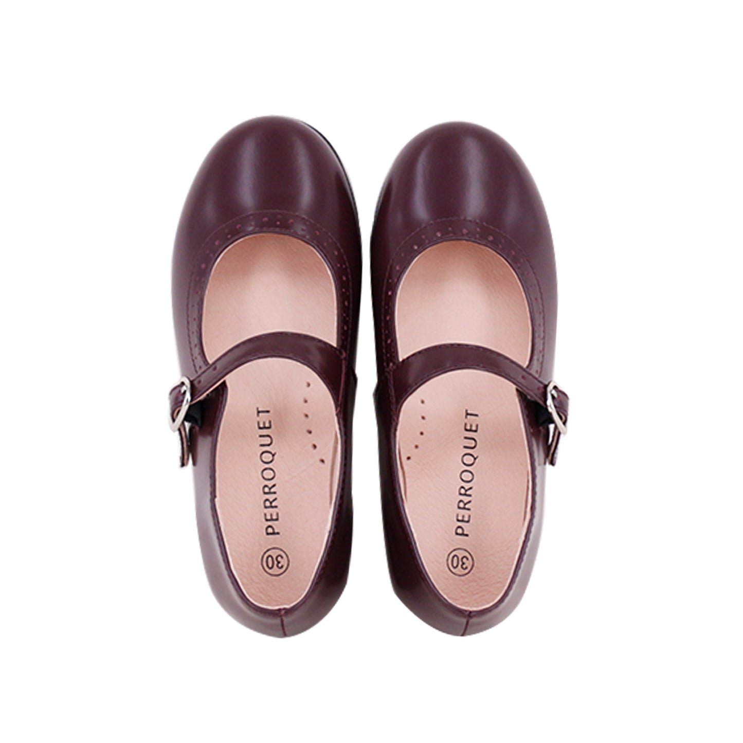 Buckle Mary Jane - Burgundy