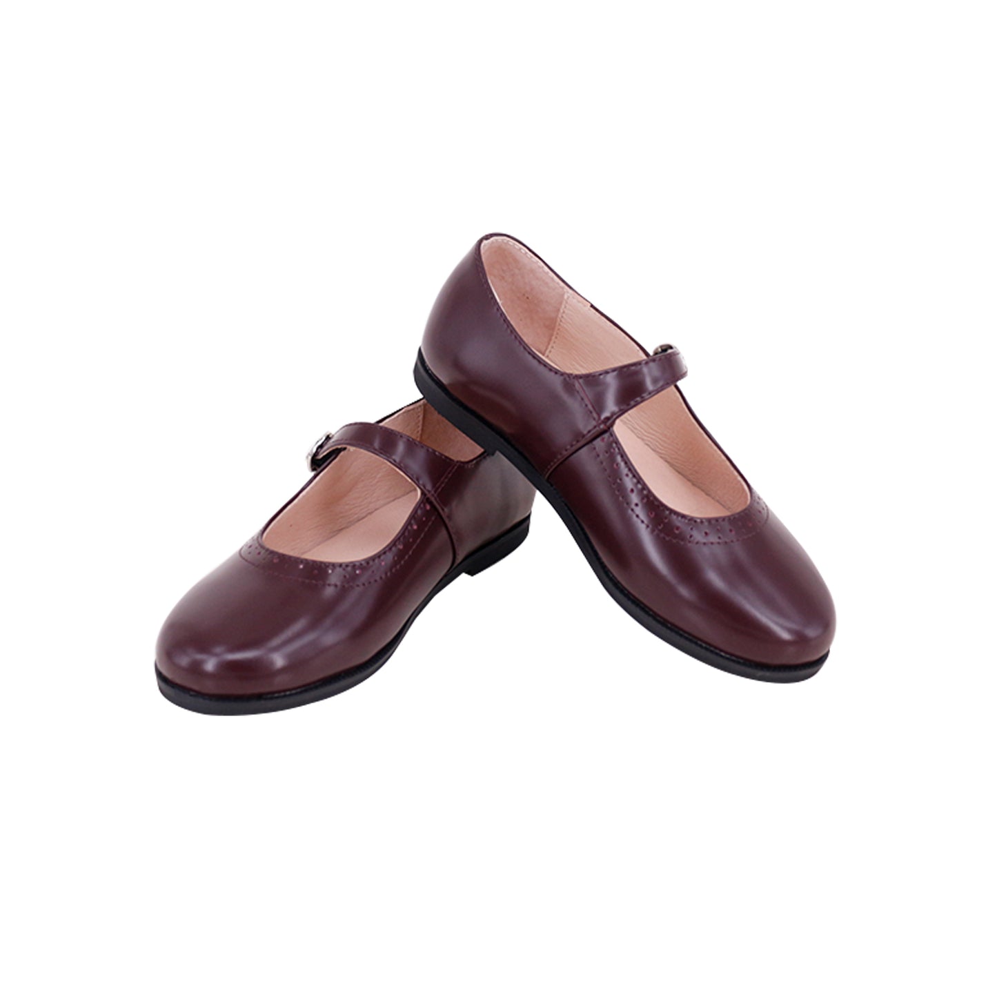 Buckle Mary Jane - Burgundy