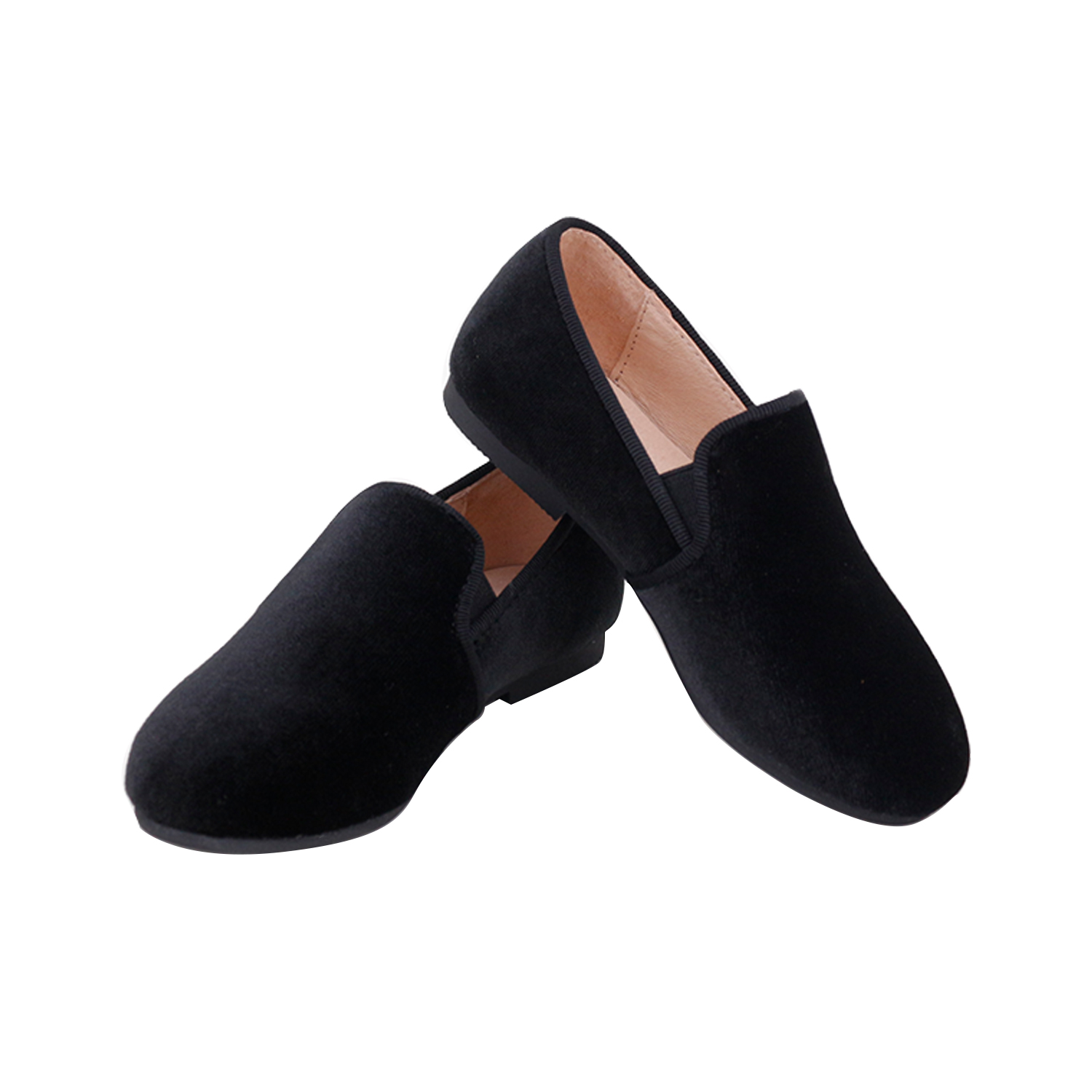 Smoking Shoe Black Velvet - Perroquet Shoes